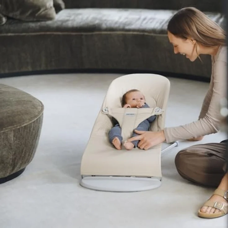 BabyBjörn Balance Soft Jersey Wippe - Gewebt - Hel – Bild 4