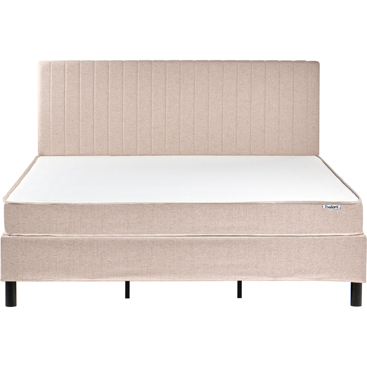 Boxspringbett Stoff COUNTESS 180x200 cm Beige – Bild 4