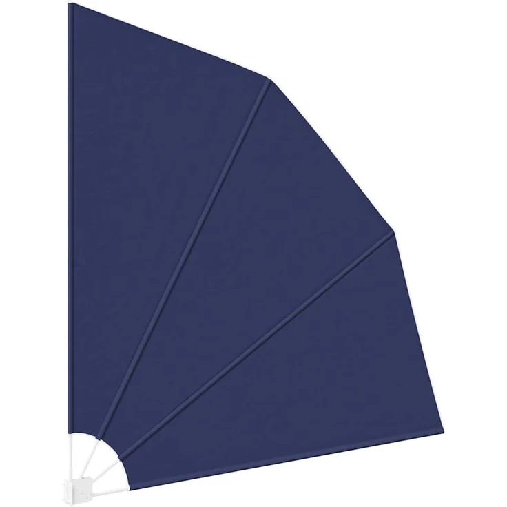 vidaXL Balkon Sichtschutz 210 x 210 cm Polyester Marineblau 42000933 – Bild 5
