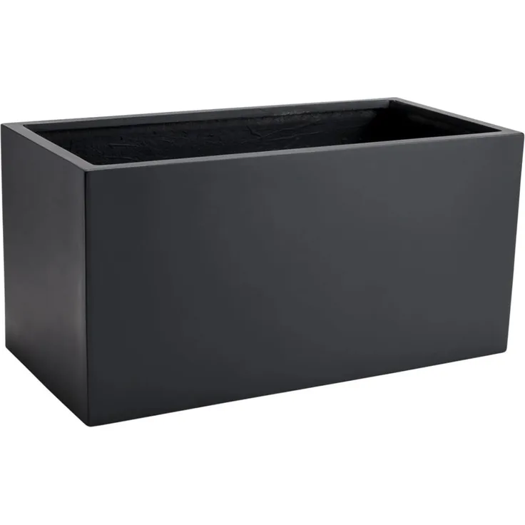 VIVANNO Pflanzkübel Fiberglas MAXI Kasten - Anthrazit Matt (1 St), 60x30x30 cm