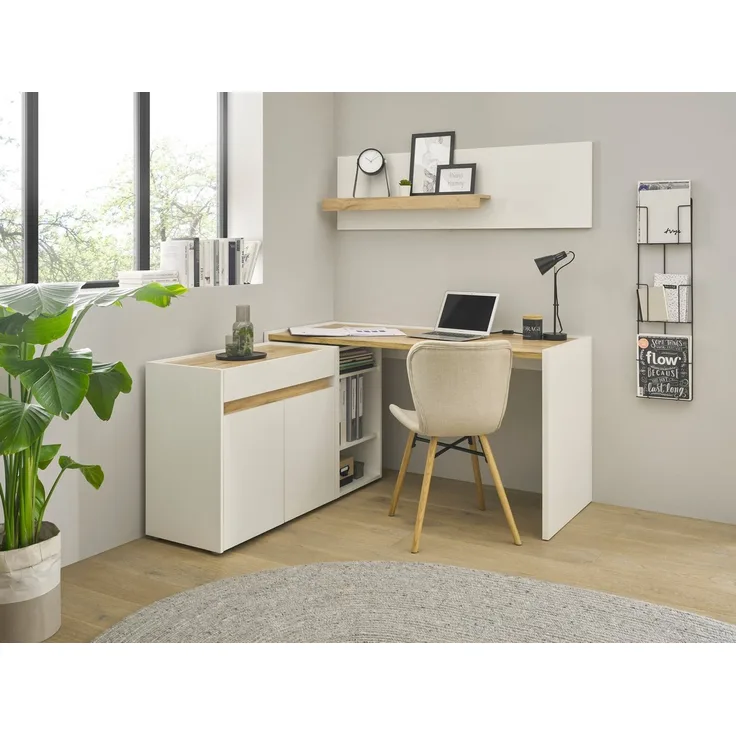 Home affaire Büromöbel-Set CiTY/GiRON, (Set, 4-tlg)