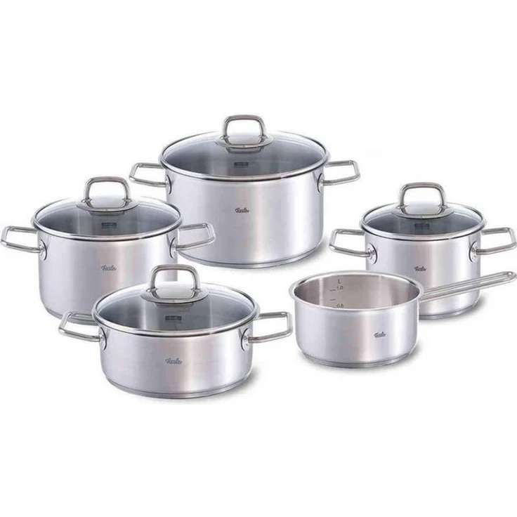 Fissler viseo® Topf-Set 5-tlg. Induktion mit Glasdeckel Edelstahl – Bild 4