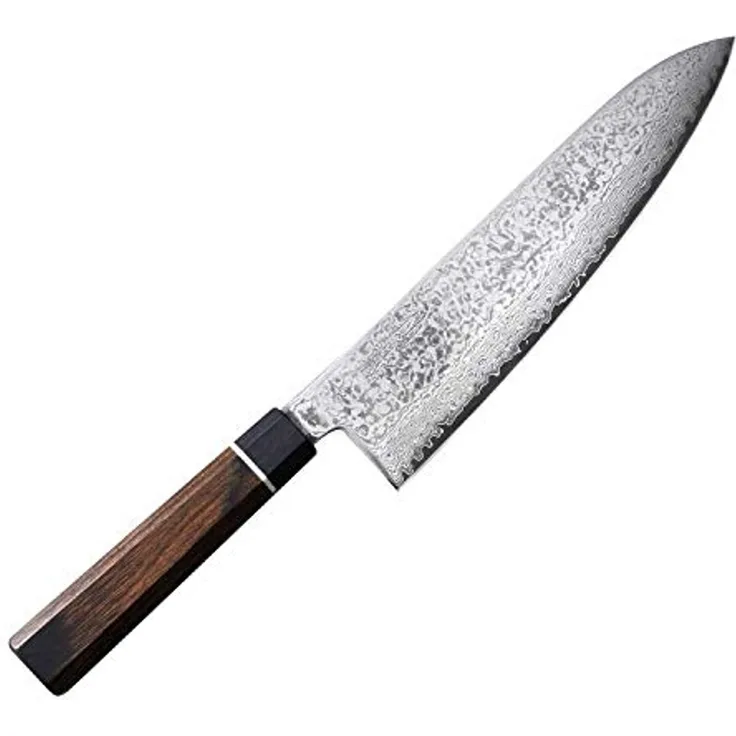Senzo Black Damast Kochmesser 20 cm BD-05