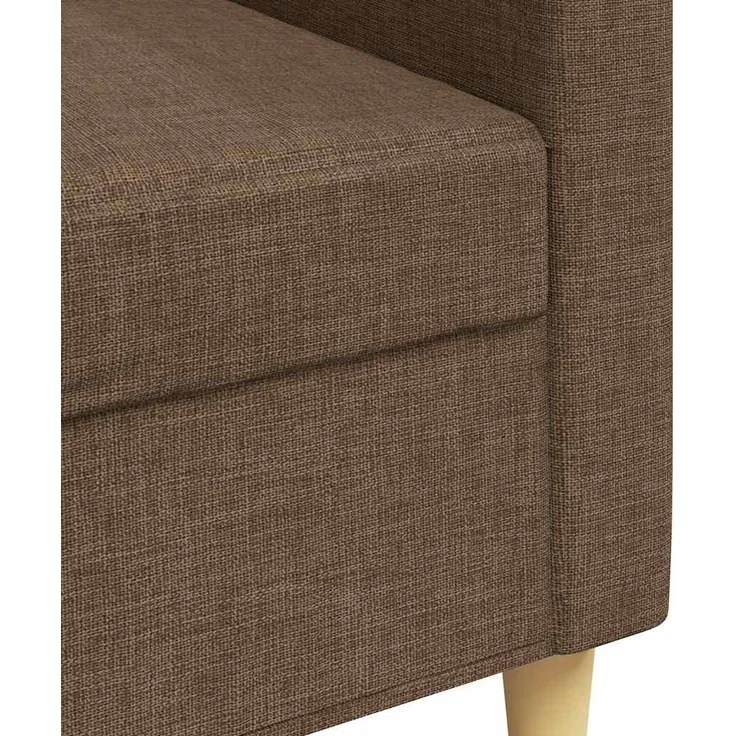 vidaXL 3-Sitzer-Sofa Braun 210 cm Stoff 4007417 – Bild 6