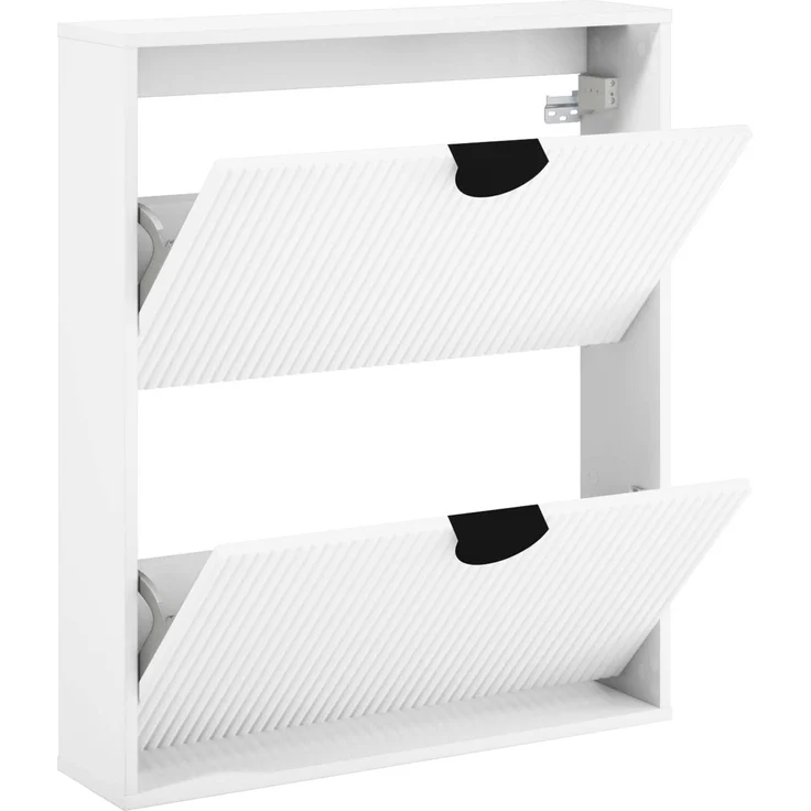 vidaXL Schuhschrank VENRAY 70 x 17 x 82 cm Holzwerkstoff 8020067 – Bild 4