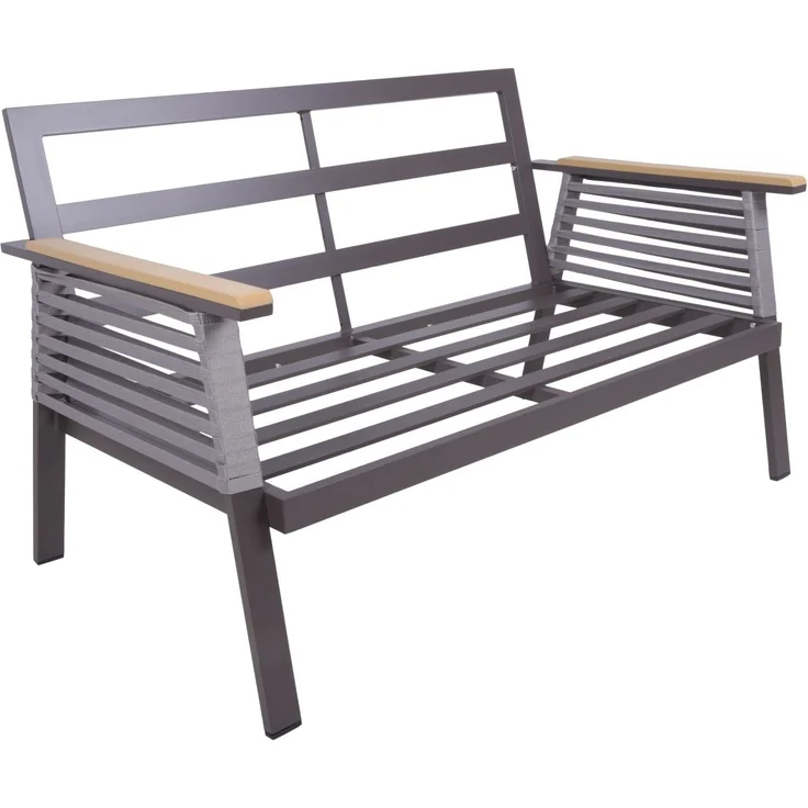 DENIA Lounge-Gruppe: Elegantes Outdoor-Set mit beigen Kissen und Tisch – Bild 6