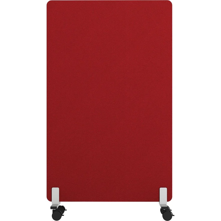 Rheinland Möbel FocusWall STWR1014 – Akustik-Stellwand 1000×1400 mm in Stofffarbe Calypso inkl. Rollen – Mobile Schreibtisch-Trennwand für Büro & Homeoffice – Schallschutz – Made in Germany – Bild 1