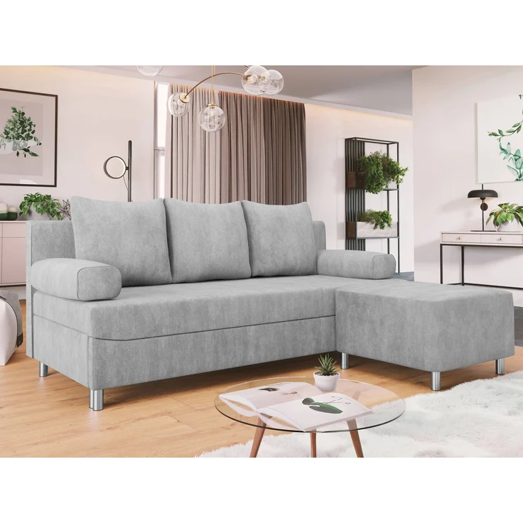 Schlafsofa Dover (Sofa mit Polsterhocker, Farbe: Lumo 65) – Bild 2