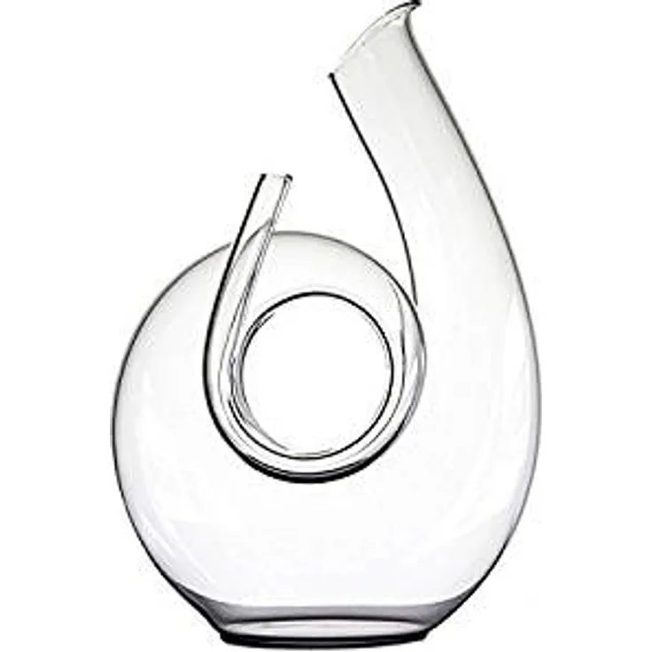 Riedel Dekanter Set Curly mit Riedel Glastuch (2011/04 S1 + 5010/07) Vorteilsset