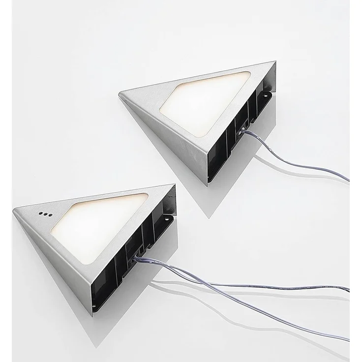 Prios Unterschrankleuchte Odia, Enthalten, 2 x 3 W LED, warmweiß – Bild 7
