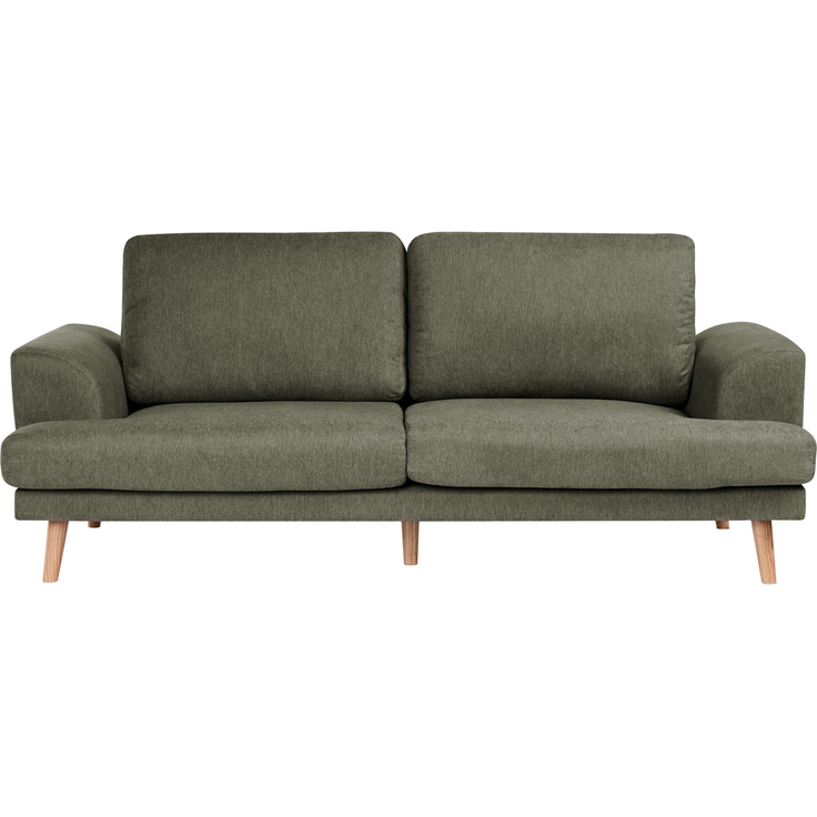 Sofa 3-Sitzer KILDAL Stoff Grün