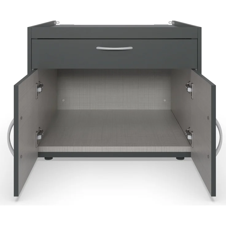 Waschmaschinenunterschrank >MRK Multiraumkonzept< in GRAPHIT - 70x52x68 (BxHxT) – Bild 2