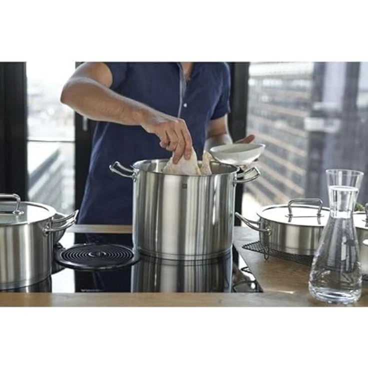 ZWILLING Pro Kochtopf hoch 24 cm, 18/10 Edelstahl – Bild 3
