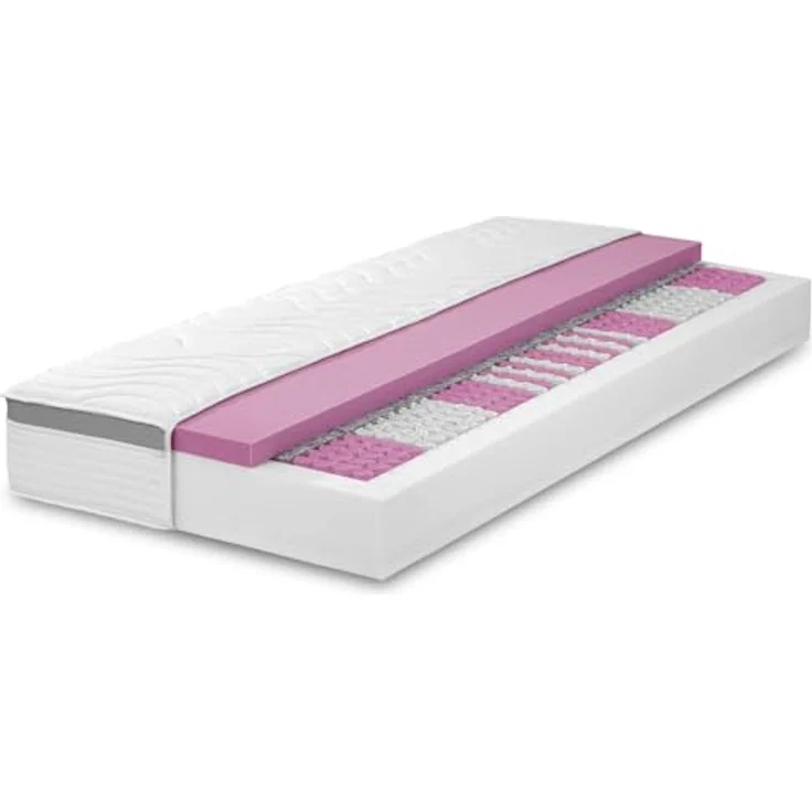 7 Zonen ergonomische Taschenfederkernmatratze Sleezzz Diamond T1000 90 x 200 cm, Höhe 23 cm, Härtegrad H2/H3, 1000 Federn/2m² – Bild 7