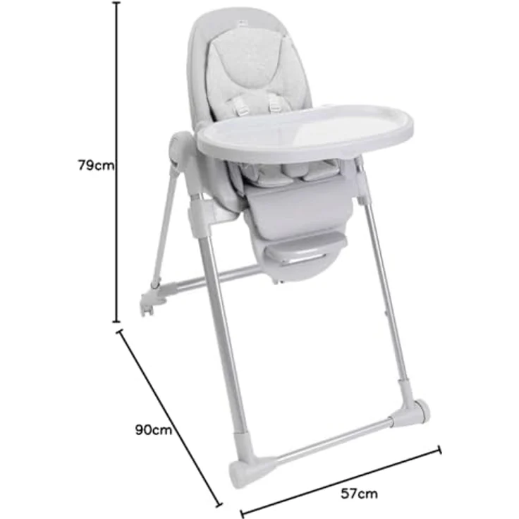 Chicco Polly Armonia Hochstuhl - Carrara Antraciet – Bild 9