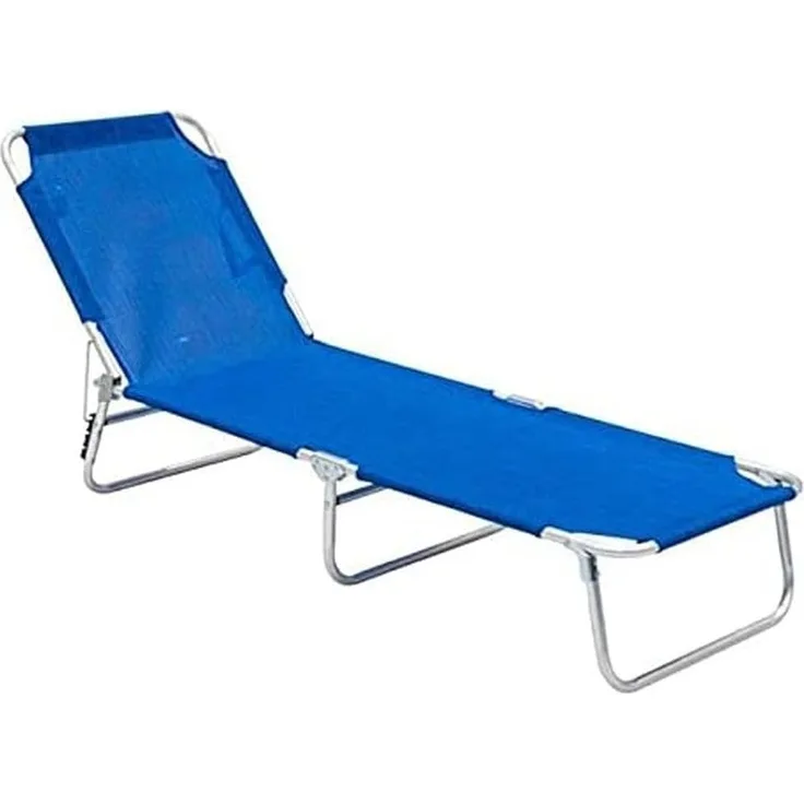 Avilia Faltbare Strandliege aus Aluminium und Oxford-Gewebe – leichte und robuste Sonnenliege für Strand und Pool