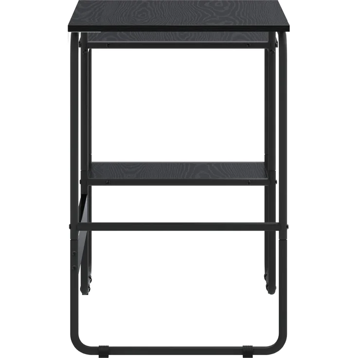 vidaXL Schreibtisch mit Stauraum Schwarz Eichen-Optik 100 x 50 x 75 cm 8007990 – Bild 4