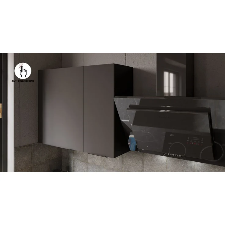 Winkelküche ARIA K-BL ECKE 2 - 250 x 270 cm Anti Fingerprint Küchenzeile Küchenblock Singleküche Einbauküche Küche Eckküche – Bild 6