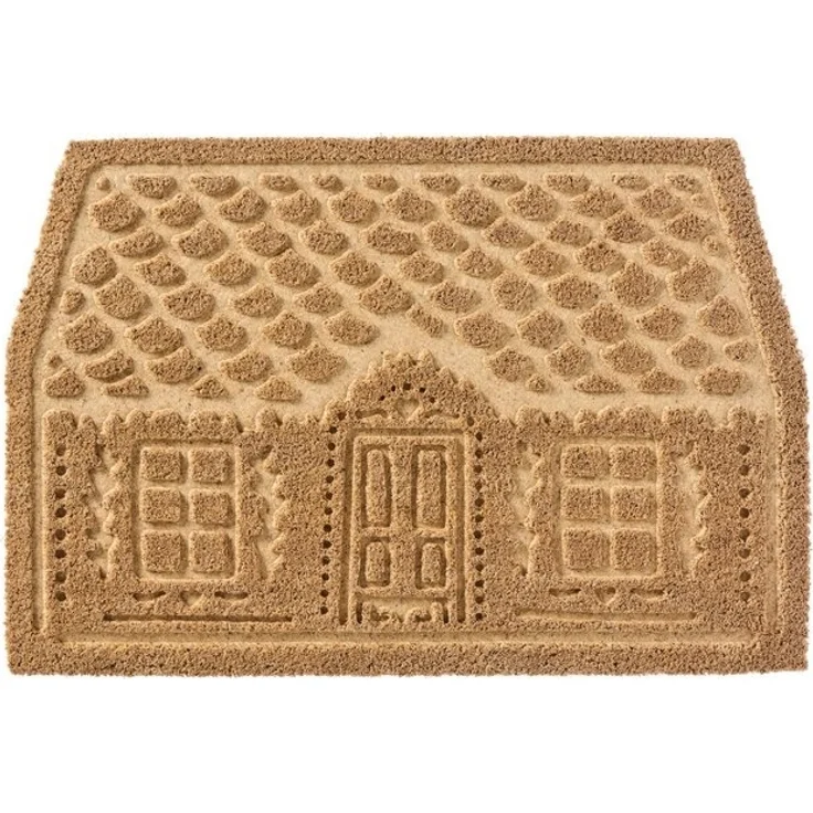 Ib Laursen - Fußmatte Türmatte Weihnachtshaus Natur Kokos Weihnachtsdeko 2857-00 – Bild 3