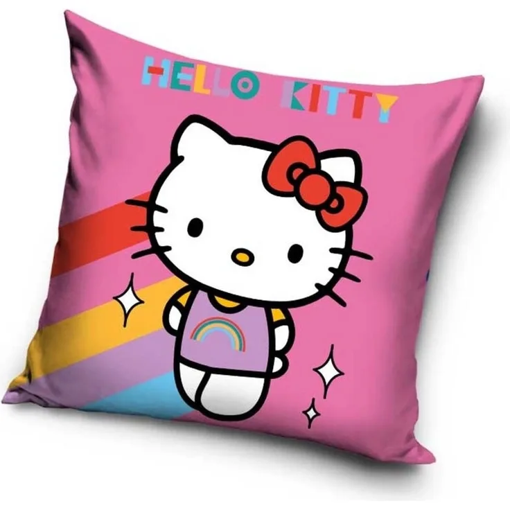Hello Kitty Dekokissen Hello Kitty Velour Kissen Dekokissen 40 x 40 cm