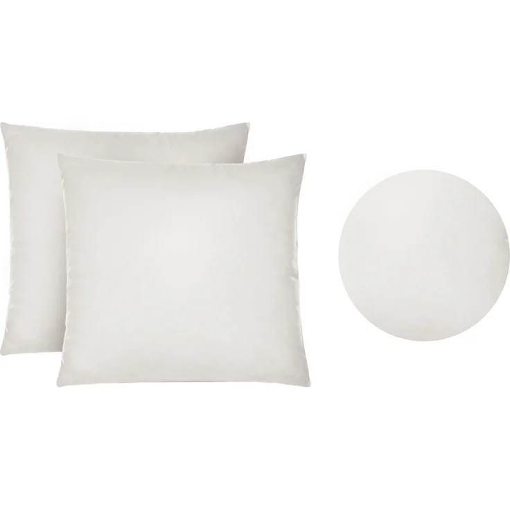 biberna Feinjersey-Kissenbezug, 2-teilig, grau, 40x40 cm – Bild 5