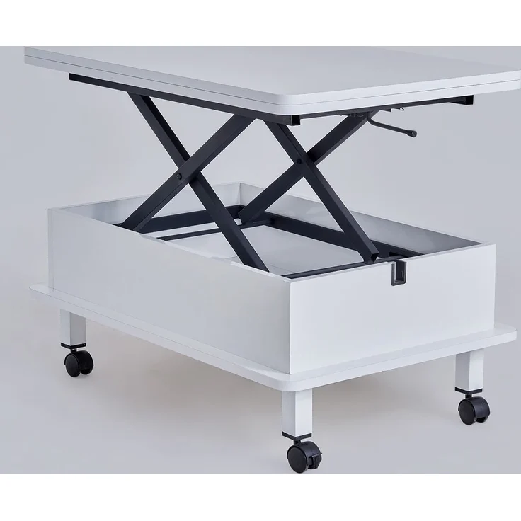 Skye Decor 'Helsinki - White' Couchtisch, Weiß, 120 x 70 x 90 cm – Bild 4