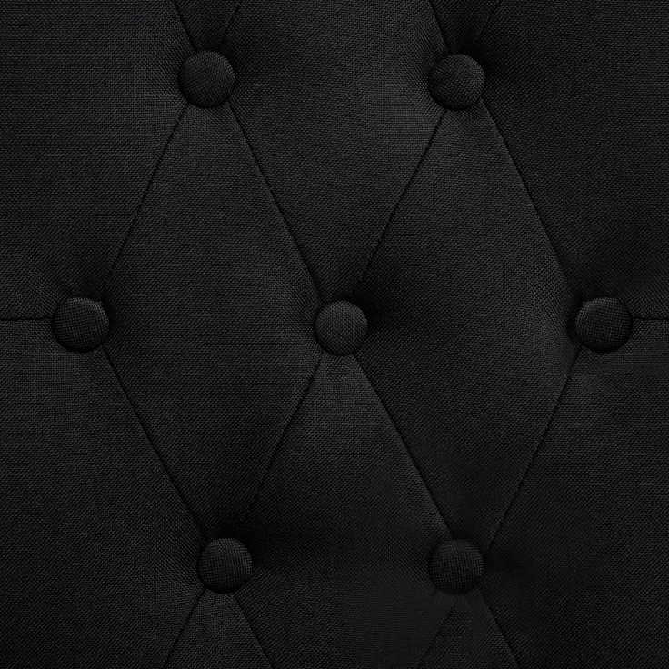 Esszimmerstühle VEDA 4er Set Schwarz Stoff | Polsterstühle Küchenstuhl Wohnzimmerstühle Essstühle bequem – Bild 8