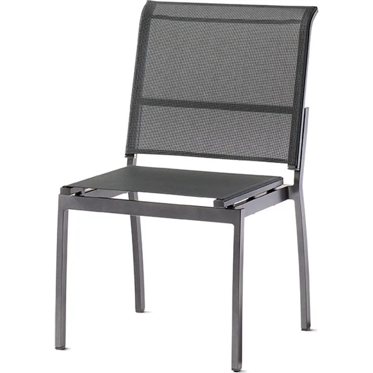Sieger Malaga Mittelteil mit Polyesterbeschichtung, Aluminium Silbergrau, 65,5 x 92 x 55,5