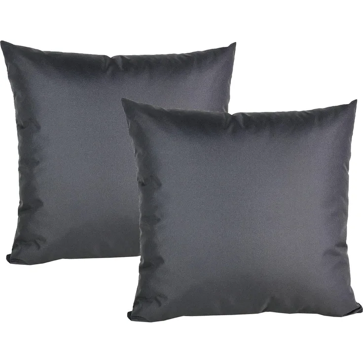 JACK Dekokissen JACK 2x 50x50cm Outdoor Lounge Kissen inkl. XXL Füllung Sitzkissen, starke Füllung, Robust, Strapazierfähig, Wasserabweisend, Innen&Außen