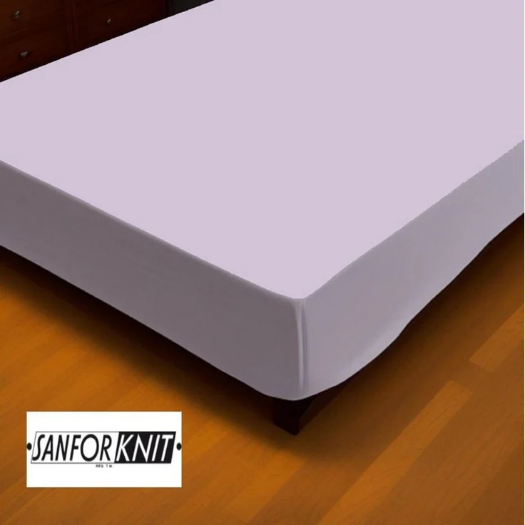 EXKLUSIV HEIMTEXTIL Jersey Spannbettlaken Premium 120 x 200 cm Flieder 100% Baumwolle Öko - Tex Zertifiziert Bed-Sheet Bettlaken Spannbetttuch Topper Leinentuch – Bild 2