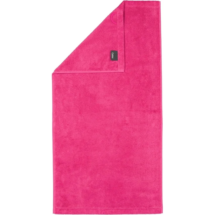 CAWÖ Gästetuch - Lifestyle, Walkfrottier, Baumwolle, einfarbig Pink 30x50cm – Bild 1