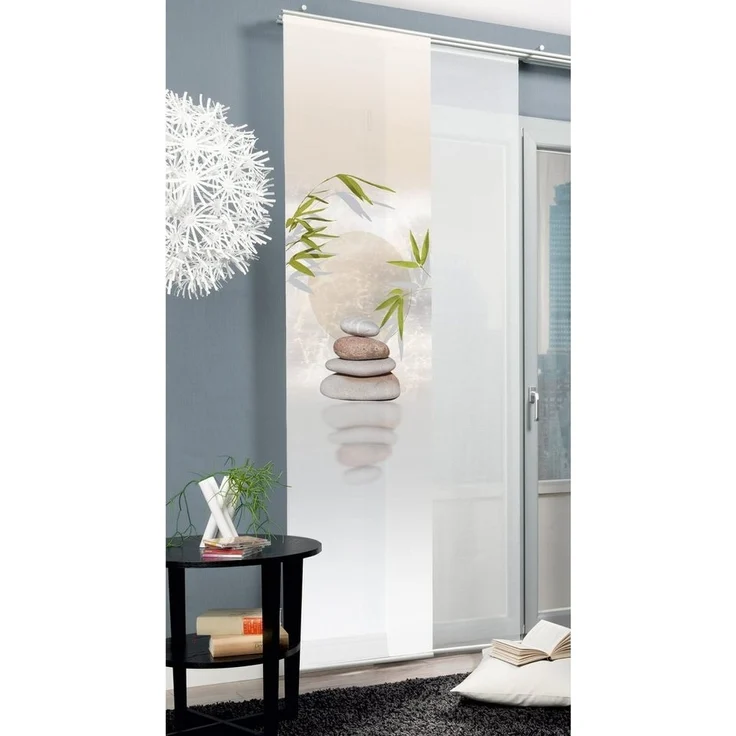 Home Wohnideen Schiebegardine Benessa 245 x 60 cm sand – Bild 1