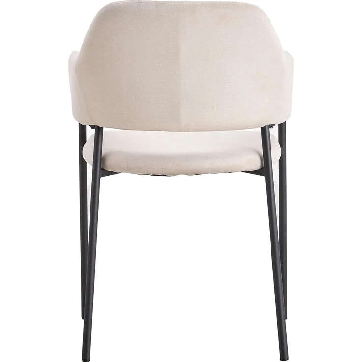 Selsey Azhai - Polsterstuhl Esszimmerstuhl mit Armlehnen, Grau-Beige – Bild 4
