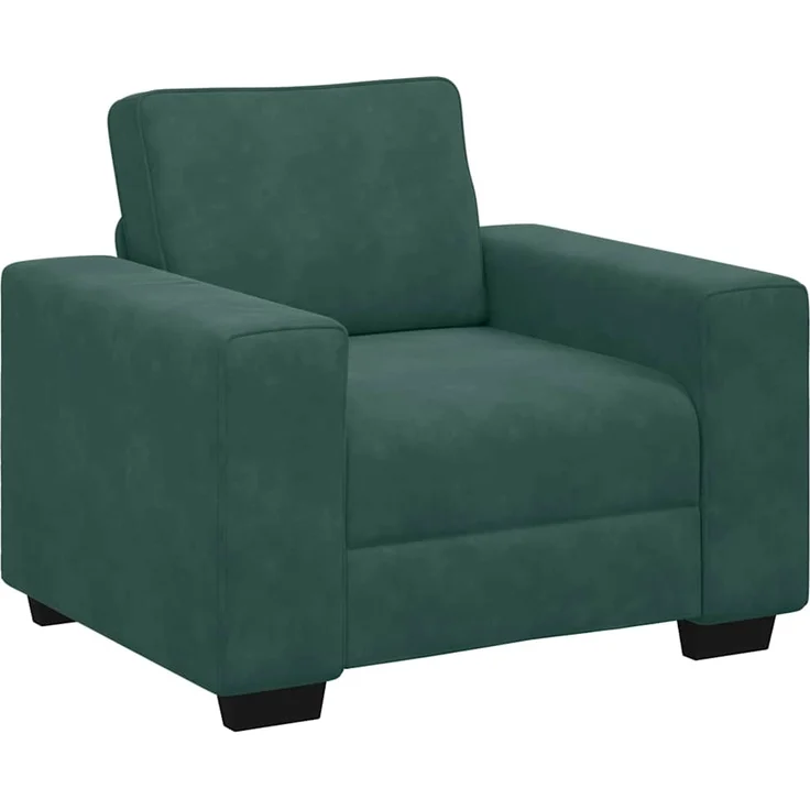 vidaXL Sessel Dunkelgrün 100x77x82 cm Samt 4105249 – Bild 1