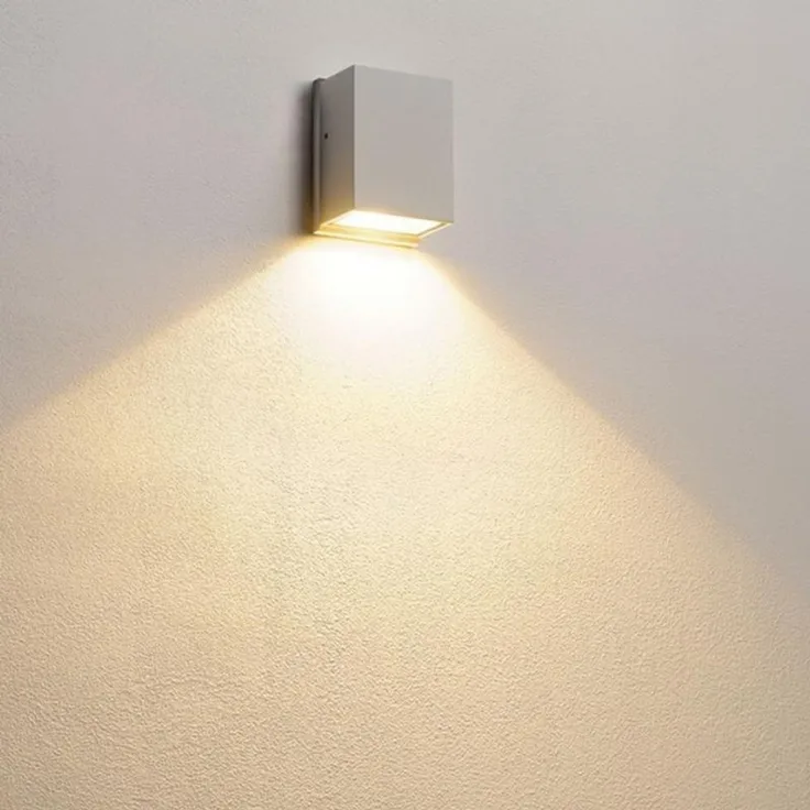 SLV No. 232431 QUAD XL 1 Wandleuchte eckig weiss LED 3000K IP44