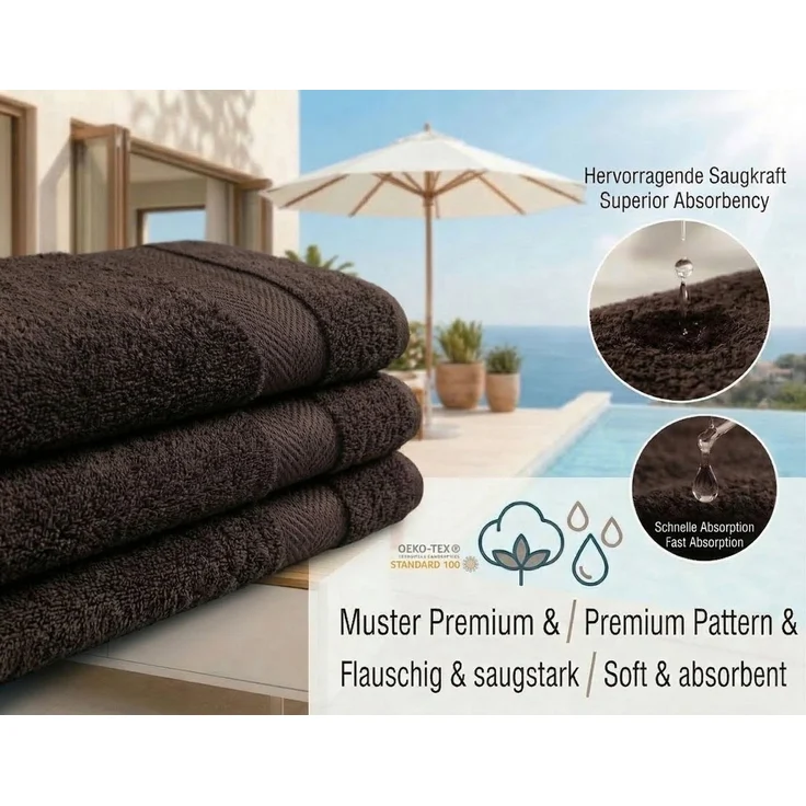 Betz Handtuch Set 10-tlg. Handtuch-Set PREMIUM, 100% Baumwolle (10-St), 100% Baumwolle – Bild 4