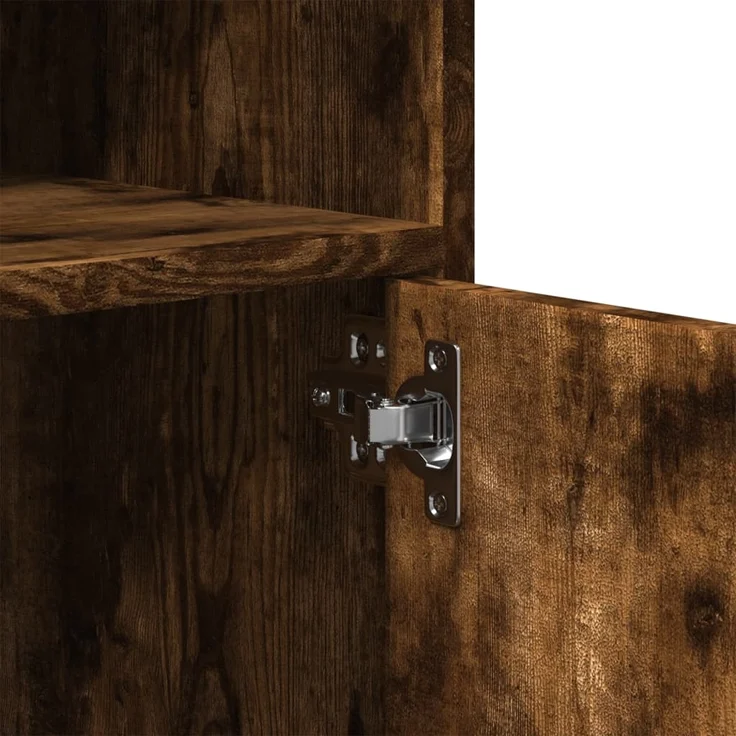 vidaXL Rollschrank Räuchereiche 60x48x81 cm Holzwerkstoff 853168 – Bild 7