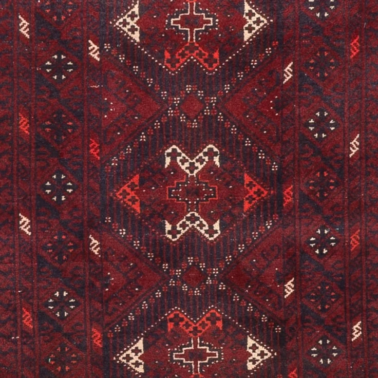 Läufer Afghan - 300 x 79 cm - rot – Bild 2