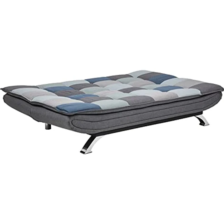 Schlafsofa FAITH, grau/blau, ca. 196 cm – Bild 7