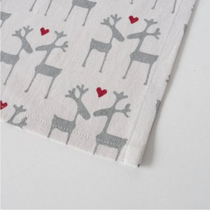 BOLTZE GRUPPE Geschirrtuch Küchentücher mit festlichem Muster LOVELIES, 50 x 70 cm, 2er-Set, 2er-Set – Bild 3