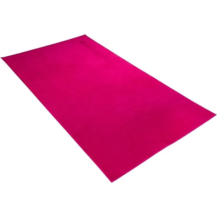 Vossen Strandtuch Beach Club, Frotteevelours (1-St), Badetuch, Uni Farben, mit Schriftzug