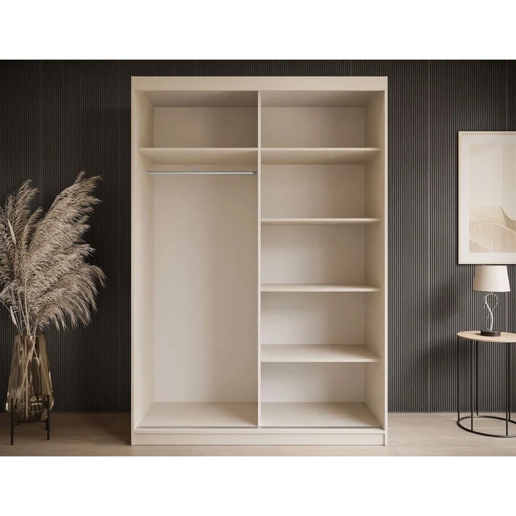 Lookway Kinderkleiderschrank CAMARO II KASCHMIR Schiebetürenschrank mit Spiegel Breite: 150 cm – Bild 3