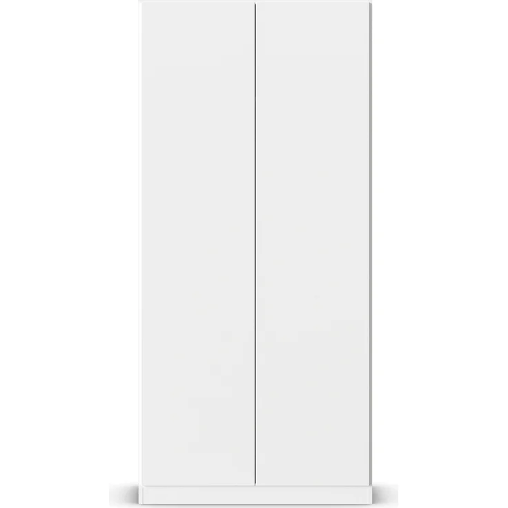 rauch Kleiderschrank, Drehtürenschrank COSTA, 2-türig, push-to-open, Alpinweiß, 91 x 197 x 54 cm – Bild 2