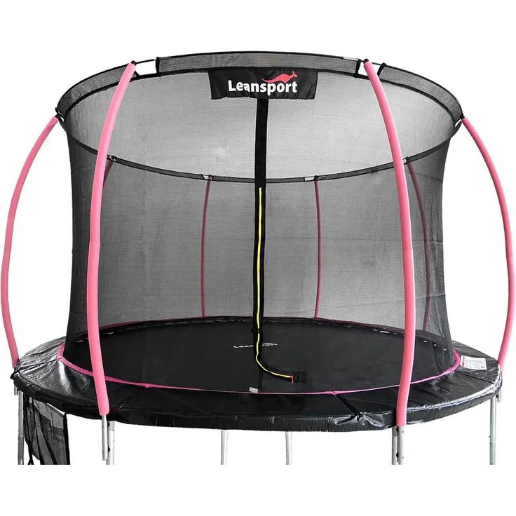 LEAN Sport Max Trampolin, 487 cm, schwarz-rosa