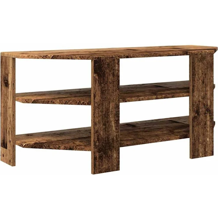 Eck TV Schrank,Fernsehschrank Altholz 102x40,5x45cm Holzwerkstoff – Bild 7