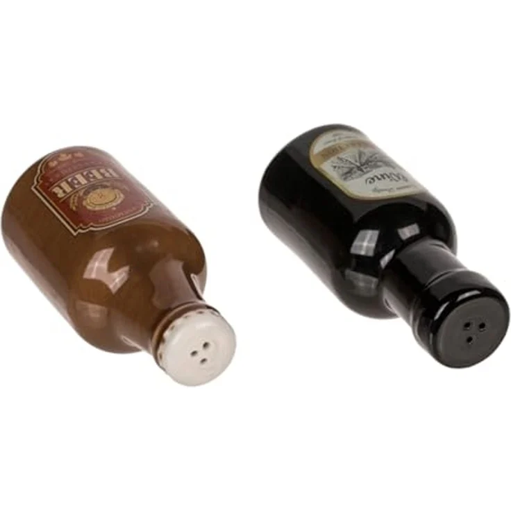 Out of the Blue Salz- / Pfefferstreuer Bier & Wein Salz- und Pfefferstreuer Set aus Keramik – Bild 2
