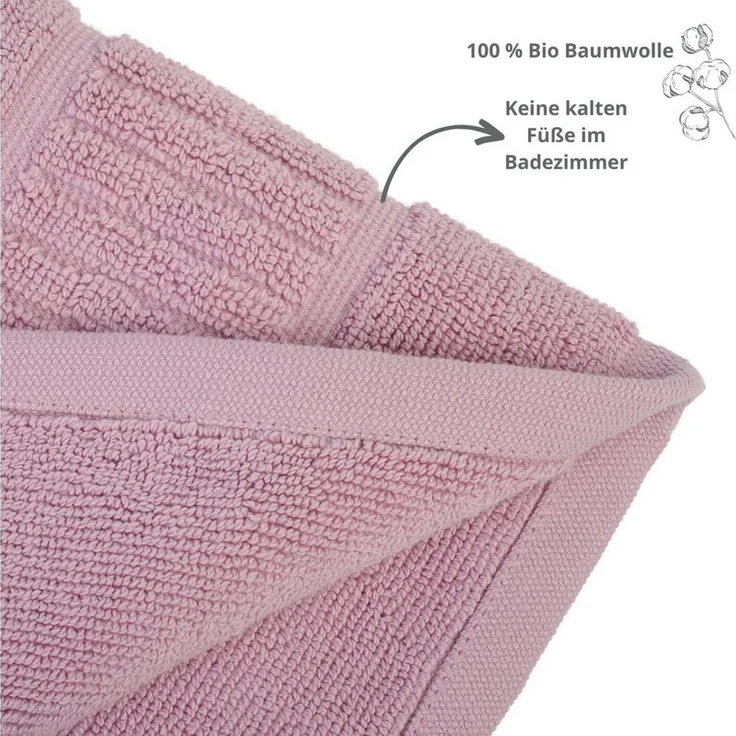 liebling Badematte Badvorleger, Badteppich Organic, formstabil, vegan, Baumwolle (Bio-Baumwolle), starke Saugfähigkeit, schnell trocknend, hochwertige Luxusqualität – Bild 3