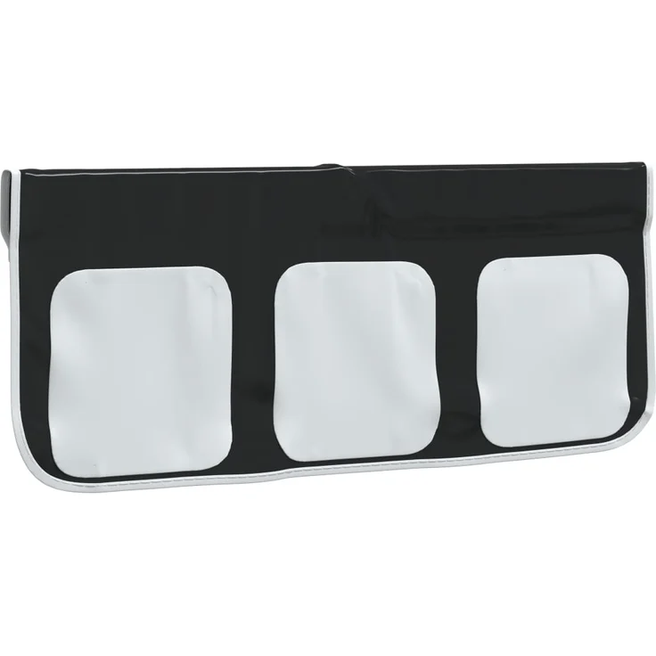 vidaXL Vorhänge für Hochbett mit Tunnel Weiß und Schwarz Polyester 835916 – Bild 10