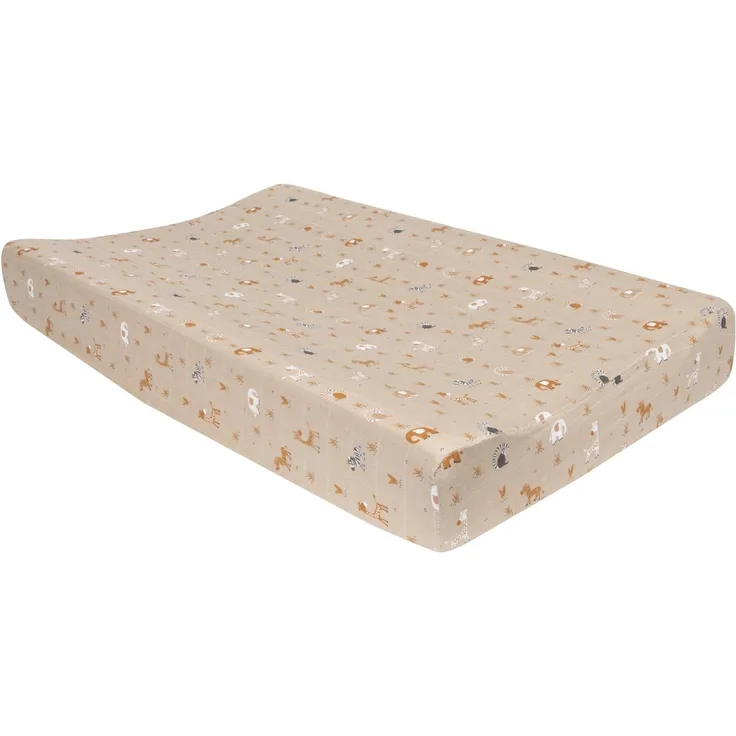 Bebe-Jou Muslin Steppe Wickelunterlagenbezug Taupe