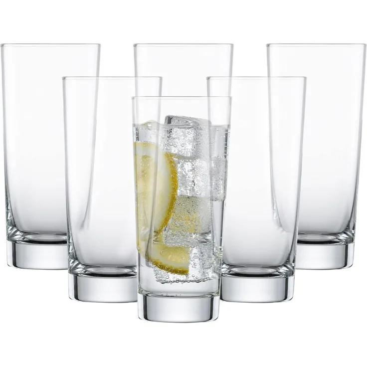 Schott Zwiesel Longdrink Glas 79, 6er Set, Basic Bar Selection, Tumbler Classic, Form 8750, 366 ml, 115837